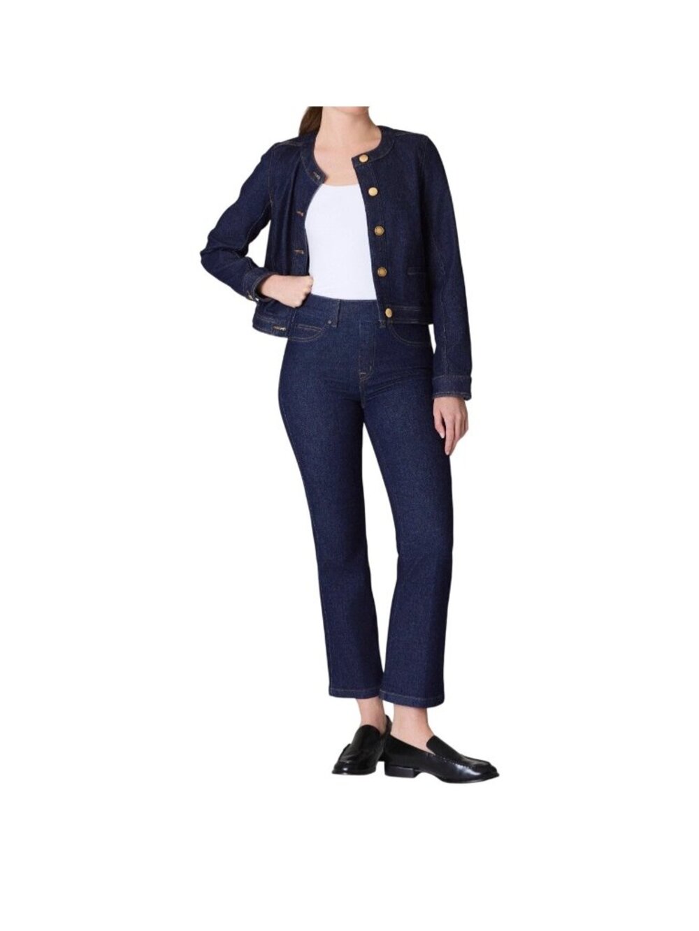 SPANXshape Original EveryWearKick Flare Jeans raw indigo Size XS